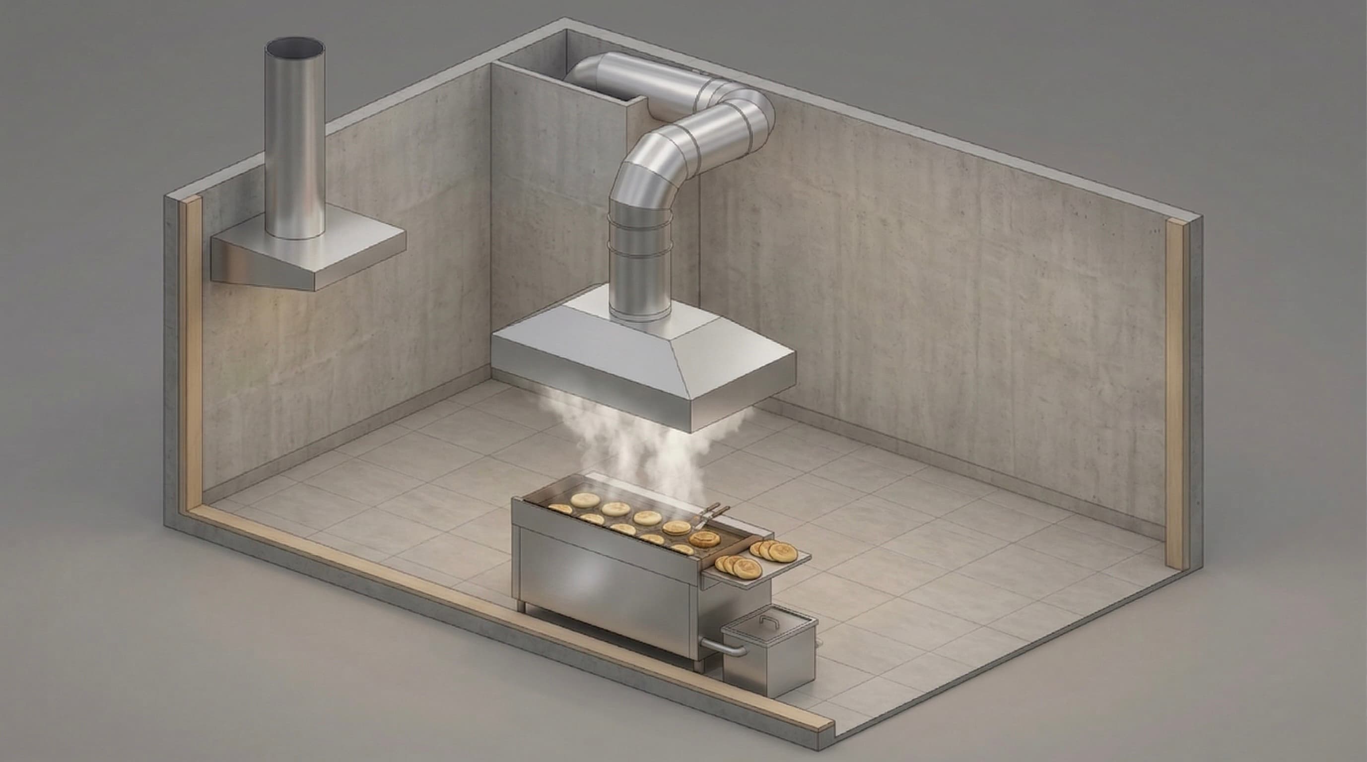 Griddle & Class 1 Hood Duct — the core of the platform